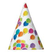Farbenfrohe Geburtstagsballons Partyhütchen (Rechts)