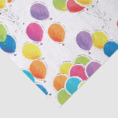 Farbenfrohe Geburtstagsballons Seidenpapier (Ausschnitt)