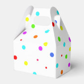 Farbenfrohe Geburtstagsparty für Kinder Geschenkschachtel (Rückseite)