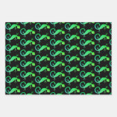 Farbenfrohe Gecko Lizard Geschenkpapier Set (Vorderseite 2)
