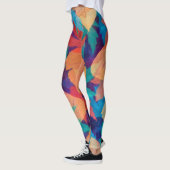 Farbenfrohe gefallene Blätter Leggings (Links)