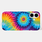 Farbenfrohe Gefärbte Krawatte Art iPhone Case (Rückseite (Horizontal))