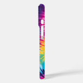 Farbenfrohe Gefärbte Krawatte Art iPhone Case (Rückseite / Links)