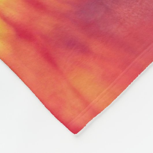 Farbenfrohe Gefärbte Krawatte Fleecedecke (Ecke)