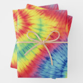 Farbenfrohe Gefärbte Krawatte Geschenkpapier Set (Beispiel)