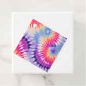 Farbenfrohe Gefärbte Krawatte Kunst - Geschenkarti Geschenkanhänger (Beispiel)