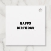 Farbenfrohe Gefärbte Krawatte Kunst - Geschenkarti Geschenkanhänger (Rückseite)