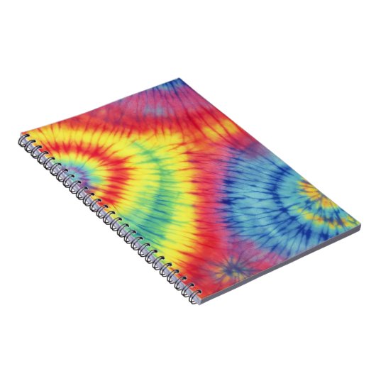 Farbenfrohe Gefärbte Krawatte Notizblock (Rechte Seite)