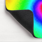 Farbenfrohe Gefärbte Krawatte Regenbogen Swirn Som Mousepad (Ecke)