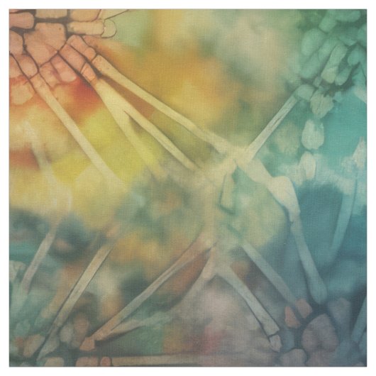 Farbenfrohe Gefärbte Krawatte Stoff (Muster)