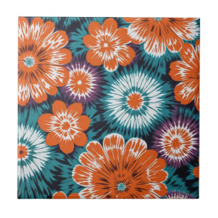 Farbenfrohe Gefärbte Krawatte von Boho Fliese