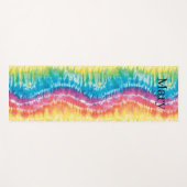 Farbenfrohe Gefärbte Krawatte Yogamatte (Vorderseite (Horizontal))