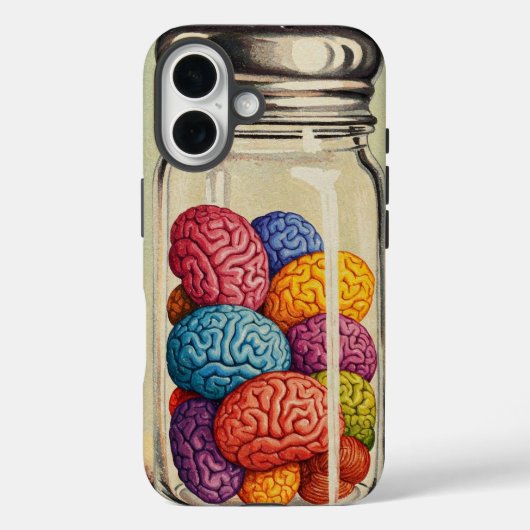 Farbenfrohe Gehirnbedingungen Case-Mate iPhone Hülle (Rückseite)