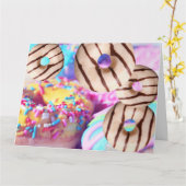 Farbenfrohe, geklappte Grußkarte Karte (Gelbe Blume)