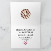 Farbenfrohe, geklappte Grußkarte Karte (Innenseite)