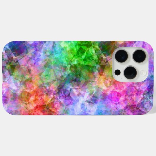 Farbenfrohe, gekräuselte Textur Case-Mate iPhone Hülle (Rückseite (Horizontal))