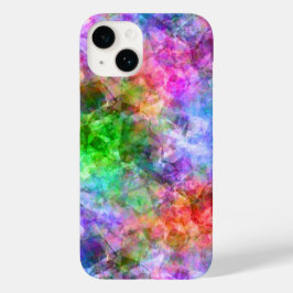 Farbenfrohe, gekräuselte Textur Case-Mate iPhone Hülle