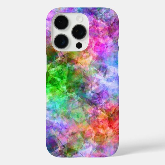 Farbenfrohe, gekräuselte Textur Case-Mate iPhone Hülle (Rückseite)