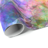 Farbenfrohe, gekräuselte Textur Geschenkpapier (Rolleneckpunkt)