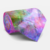 Farbenfrohe, gekräuselte Textur Krawatte (Gerollt)