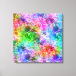 Farbenfrohe, gekräuselte Textur Leinwanddruck