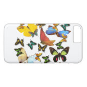 Farbenfrohe, gelb-blaugrüne Orangenschmetterlinge Case-Mate iPhone Hülle (Rückseite (Horizontal))