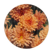 Farbenfrohe gelbe Blumen, gemildertes Glas Schneidebrett (Vorderseite)