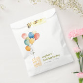 Farbenfrohe gelbe Rot-Grün-Balloons Kindergeburtst Geschenktütchen (Versiegelt)