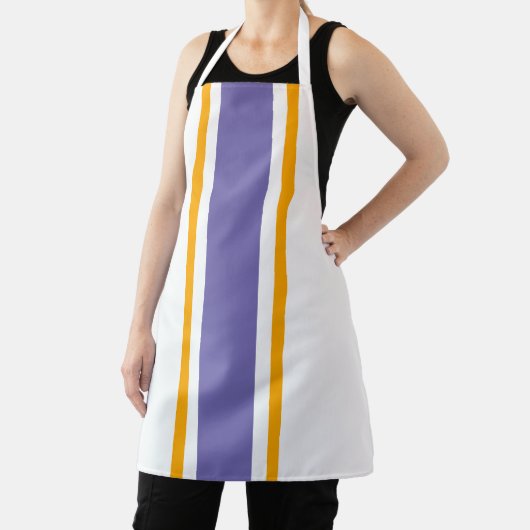 Farbenfrohe, gelbe, senkrechte Streifen Schürze (InSitu)