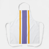 Farbenfrohe, gelbe, senkrechte Streifen Schürze (Vorderseite)