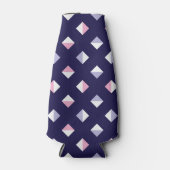 Farbenfrohe Gem Nahtloses Muster Flaschenkühler (Vorderseite)