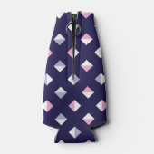 Farbenfrohe Gem Nahtloses Muster Flaschenkühler (Rückseite)