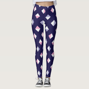 Farbenfrohe Gem Nahtloses Muster Leggings