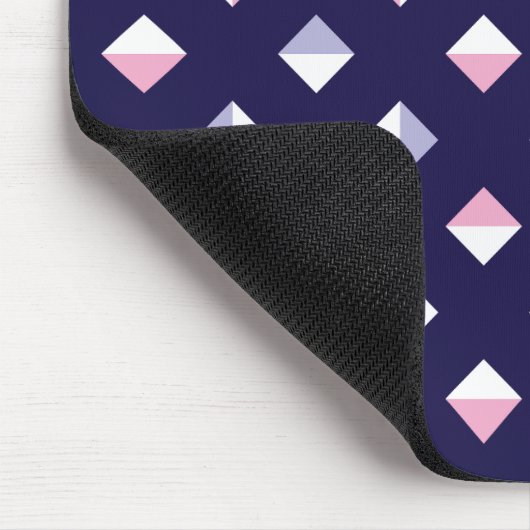 Farbenfrohe Gem Nahtloses Muster Mousepad (Ecke)