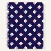 Farbenfrohe Gem Nahtloses Muster Notizblock (Vorderseite)