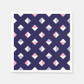 Farbenfrohe Gem Nahtloses Muster Serviette (Vorderseite)