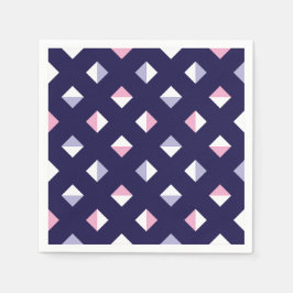 Farbenfrohe Gem Nahtloses Muster Serviette