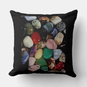 Farbenfrohe Gem Stones Kissen