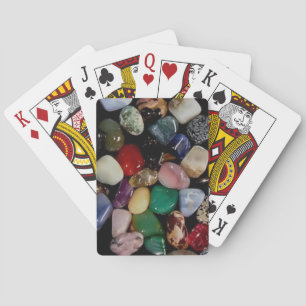 Farbenfrohe Gem Stones Spielkarten