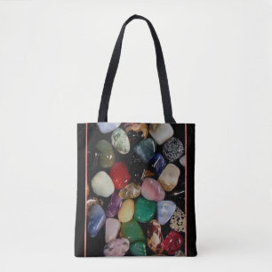 Farbenfrohe Gem Stones Tasche