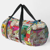 Farbenfrohe gemischte Medien Inspiration Duffle Bag (Rechte Ecke)