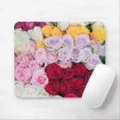 Farbenfrohe gemischte Rosen Mousepad (Mit Mouse)
