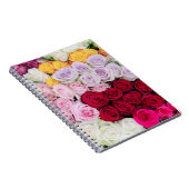 Farbenfrohe gemischte Rosen Notizblock (Rechte Seite)