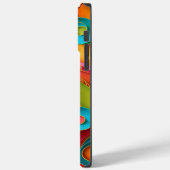Farbenfrohe Gemusterte Eleganz Case-Mate iPhone Hülle (Rückseite / Links)