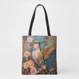 Farbenfrohe Gemusterte Hummingvogel Tasche