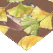 Farbenfrohe, gemütliche Herbst-Aquarellmuster-Mono Tischdecke (Schrägansicht)