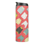 Farbenfrohe, gemütliche Pullover, warmer Herbstwin Thermosbecher (Nach rechts gedreht)