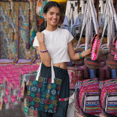 Farbenfrohe Geo-Skandinavier Tasche