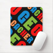 Farbenfrohe Geocacher Arrows Mousepad (Mit Mouse)