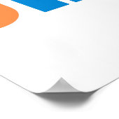 Farbenfrohe Geocacher Arrows Poster (Ecke)